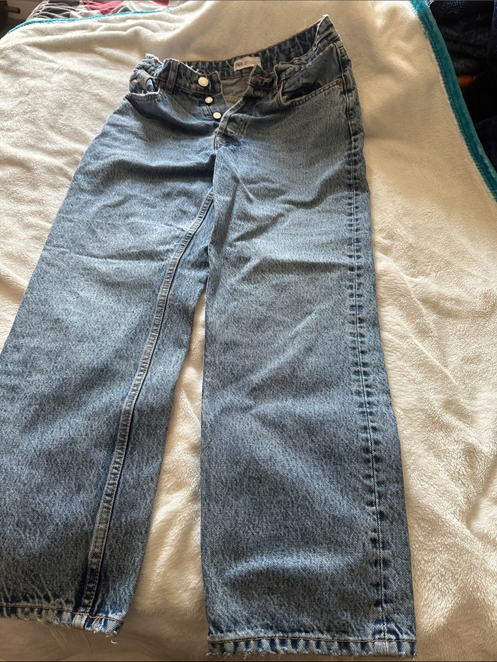 Zara Light Blue Denim Jeans
